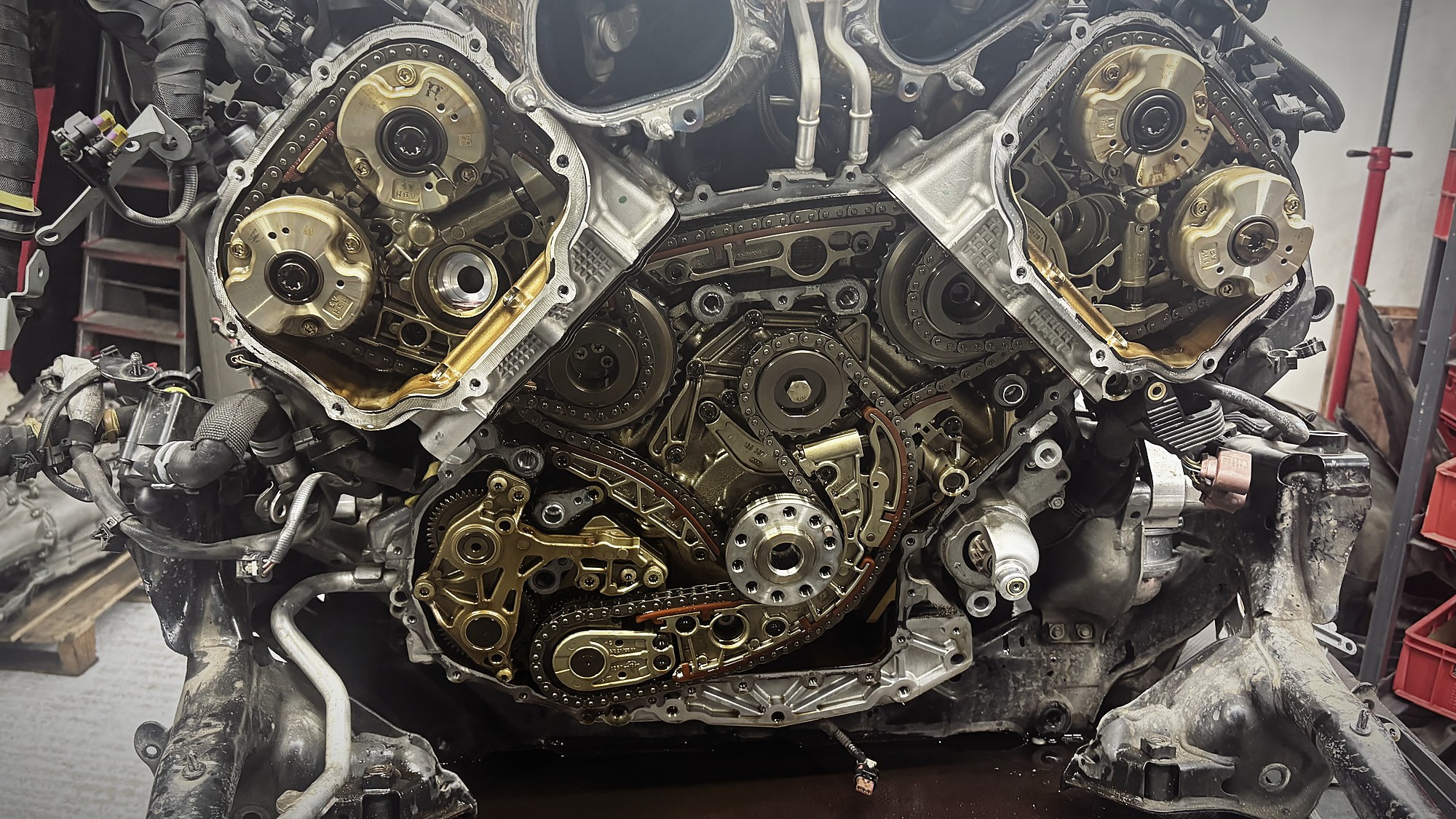 Steuerkette Audi 4.0 TFSI V8 – Steuerkettenwechsel bei PP Garage